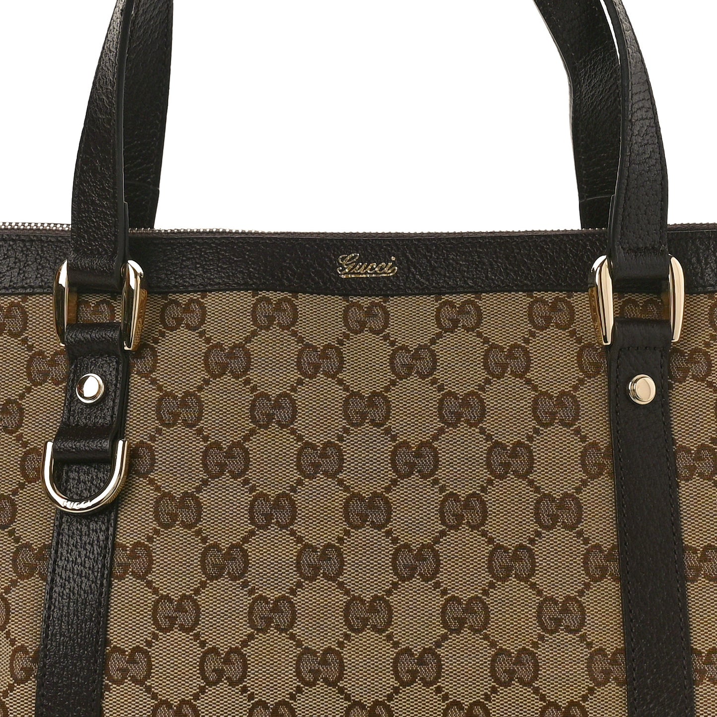 Monogram Medium Abbey Tote Brown