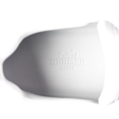 Hermes Air Mesh Suede Goatskin Bouncing Sneakers 38.5 Gris Temperance 7 of 9