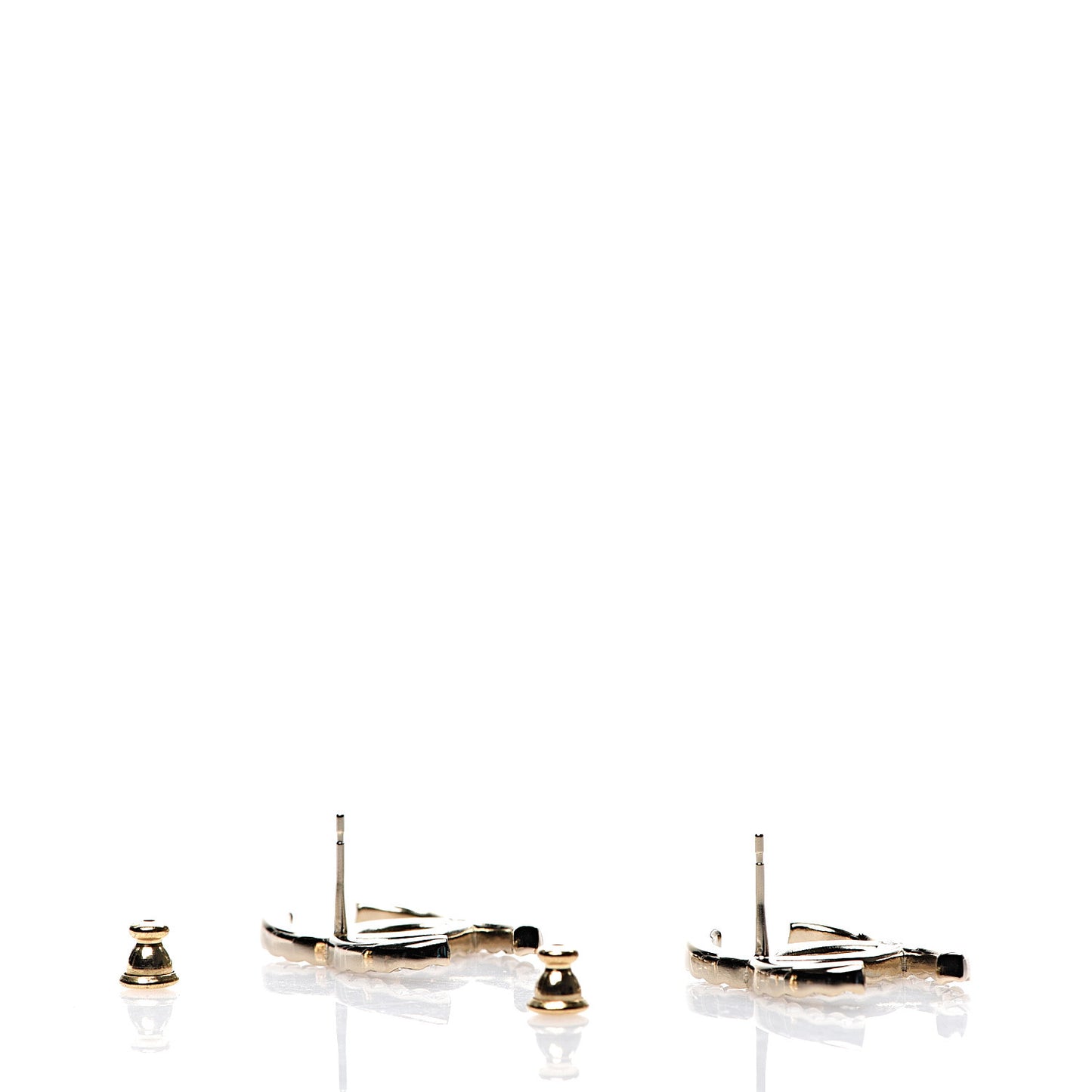 Baguette Crystal High Society CC Earrings Gold
