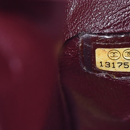 Chanel Lambskin Quilted Medium Double Flap Black 7 of 8