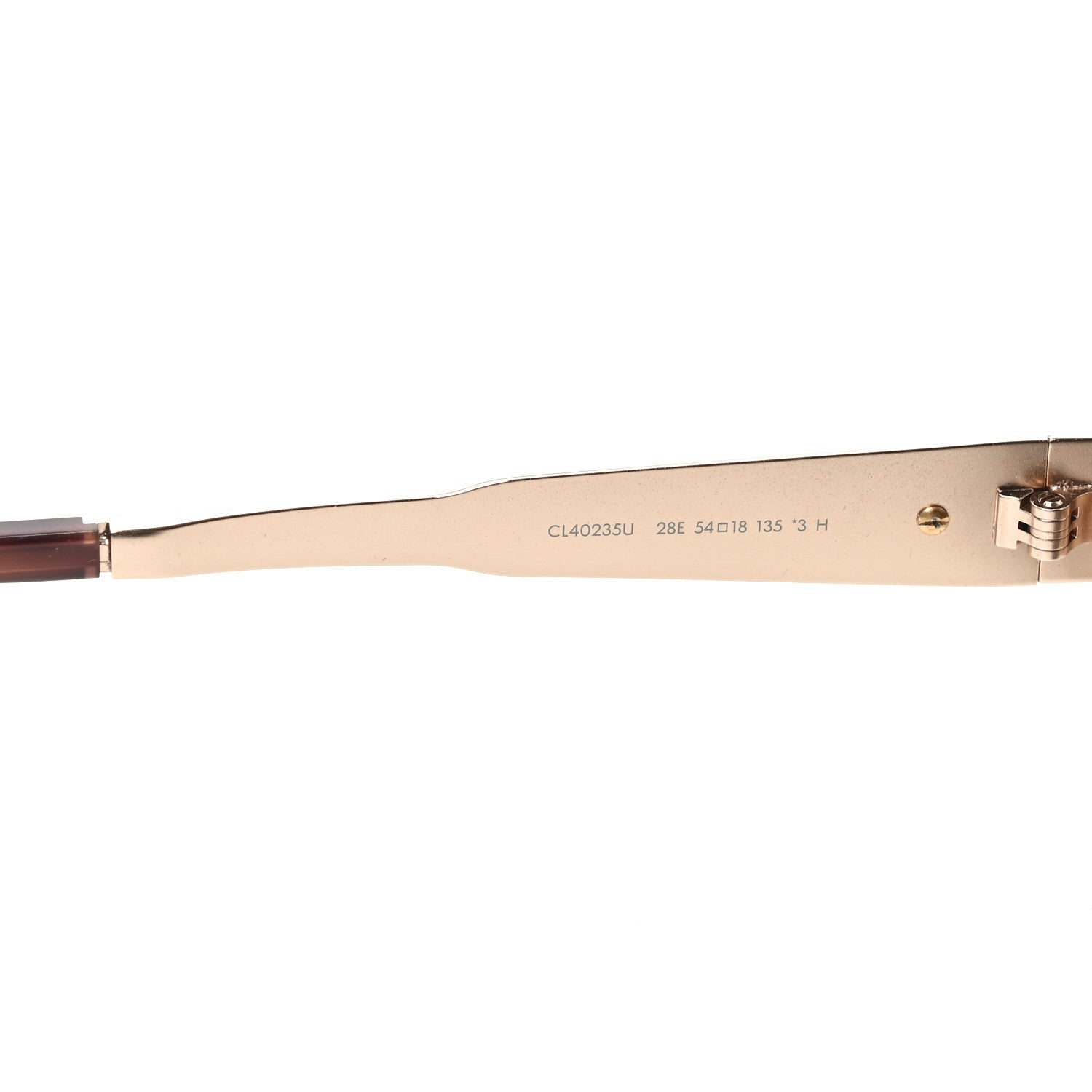 Celine Metal Triomphe 01 Sunglasses CL40235U Rose Gold Brown 6 of 7