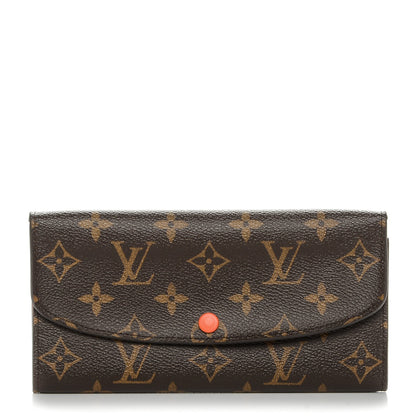 Louis Vuitton Monogram Emilie Wallet Piment 1 of 6