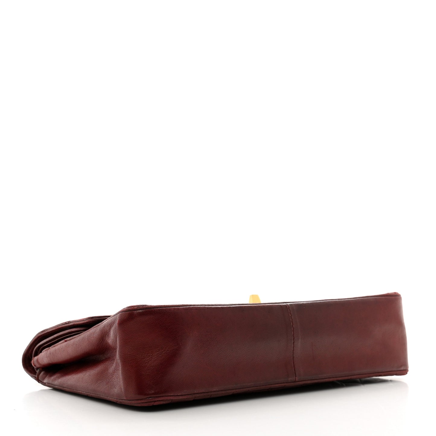 Lambskin Quilted Medium Double Flap Bijoux Chain Bordeaux