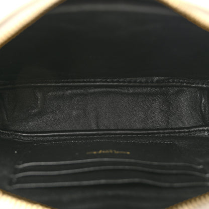 Saint Laurent Grain De Poudre Matelasse Monogram Mini Lou Camera Bag Crema Soft 5 of 12