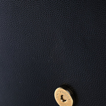 Saint Laurent Grain De Poudre Small Monogram Kate Satchel Black 11 of 11