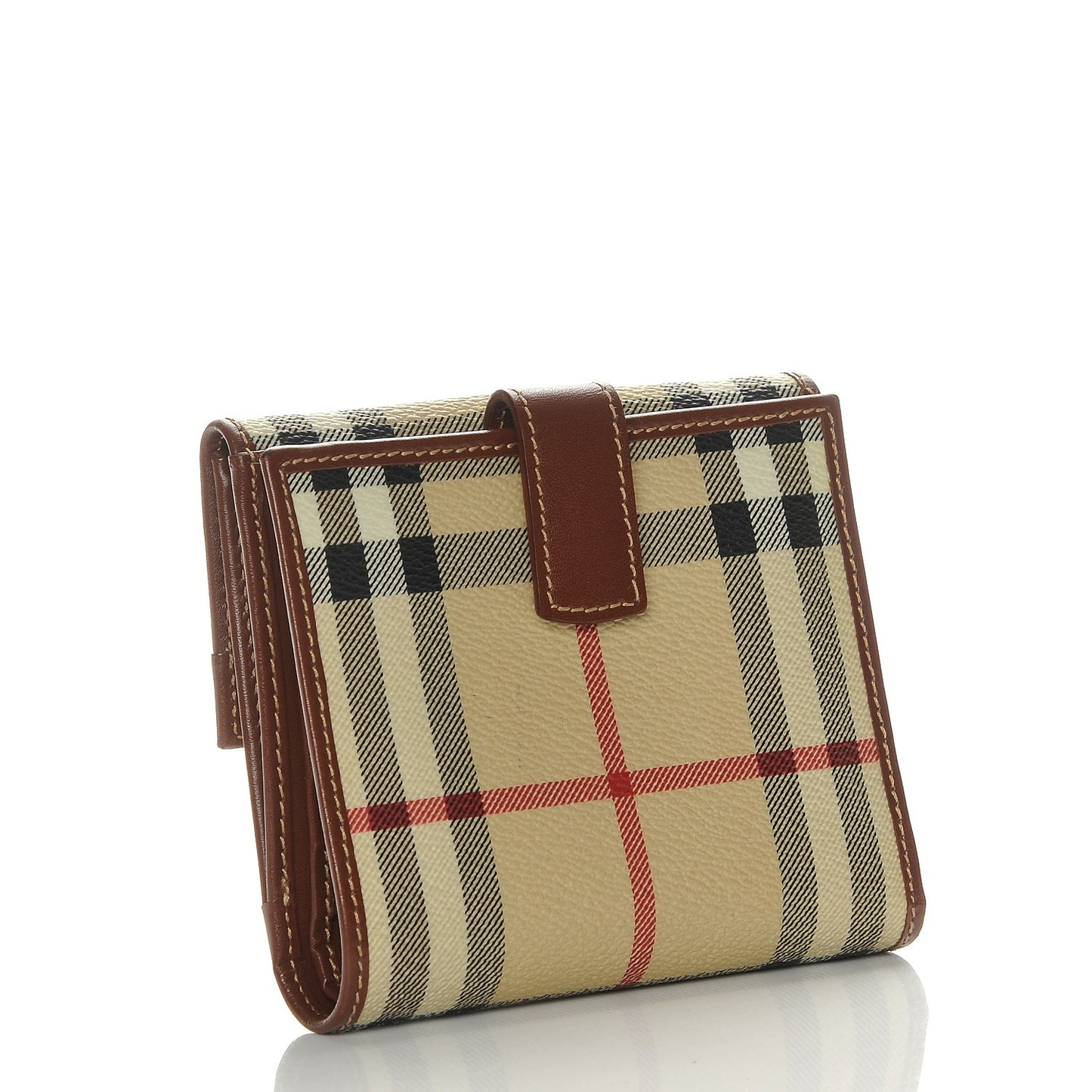 Haymarket Check Compact Wallet Brown