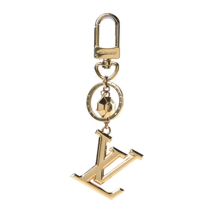 Louis Vuitton LV Facettes Bag Charm Key Holder Gold 1 of 3
