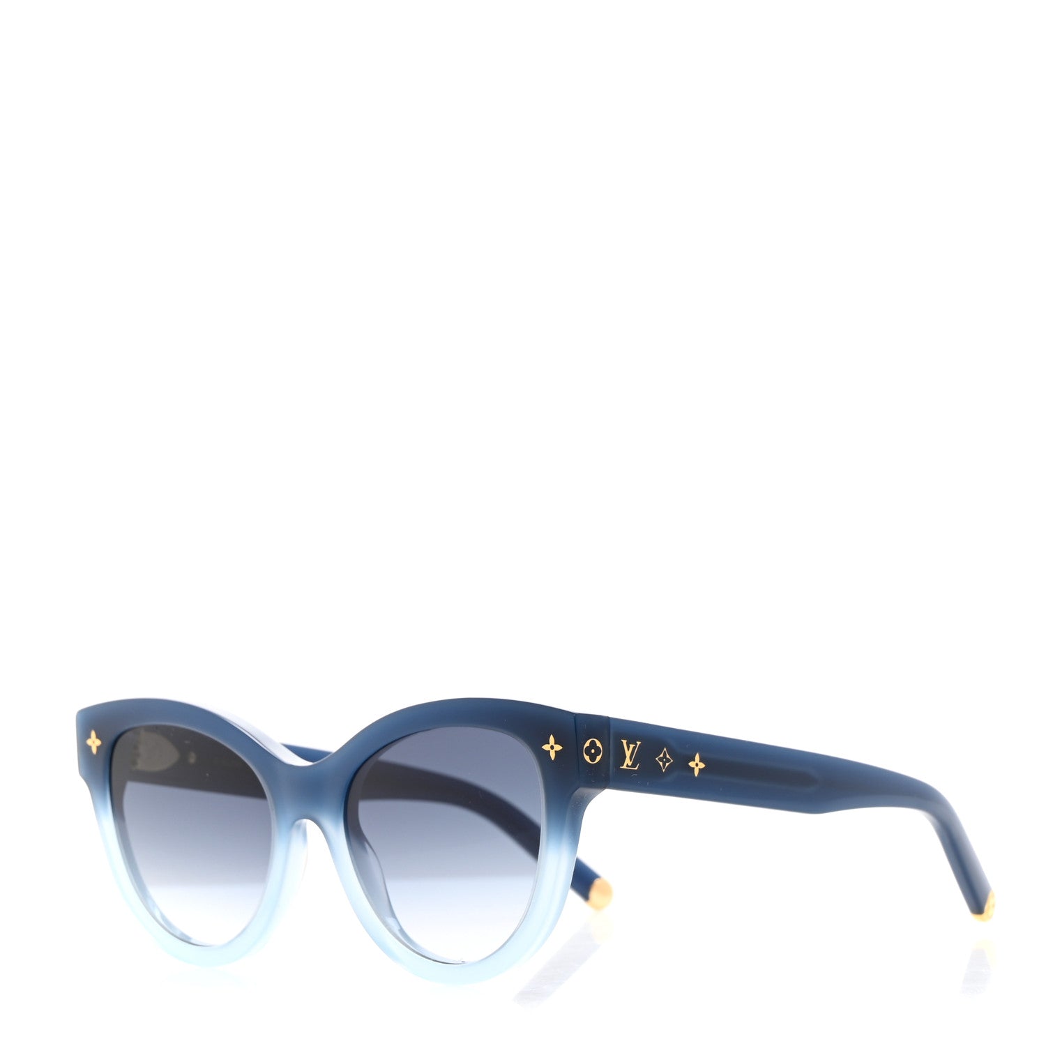 Louis Vuitton Acetate Gradient My Monogram Soft Cat Eye Sunglasses Z1947W Blue 1 of 7
