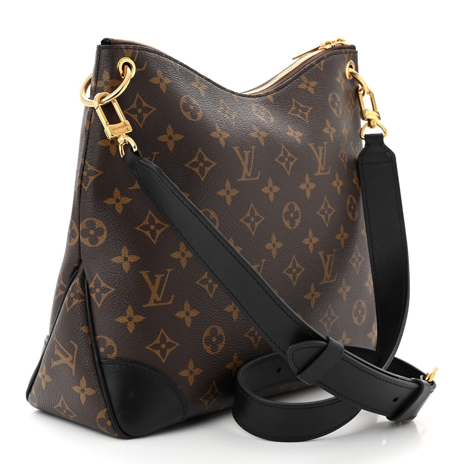 Louis Vuitton Monogram Odeon MM Black 3 of 9