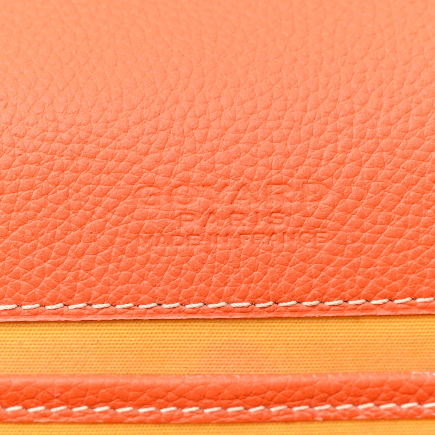 Goyardine Belvedere II MM Messenger Bag Orange