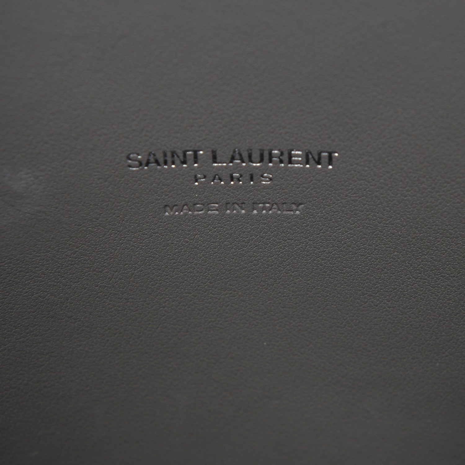 Saint Laurent Grained Calfskin Topstich Baby Sac De Jour Fog 6 of 6
