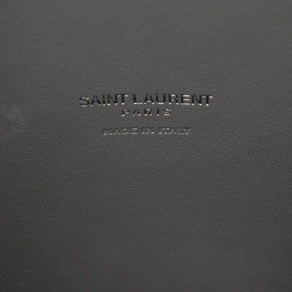 Saint Laurent Grained Calfskin Topstich Baby Sac De Jour Fog 6 of 6