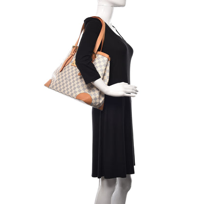Louis Vuitton Damier Azur Hampstead MM 2 of 16