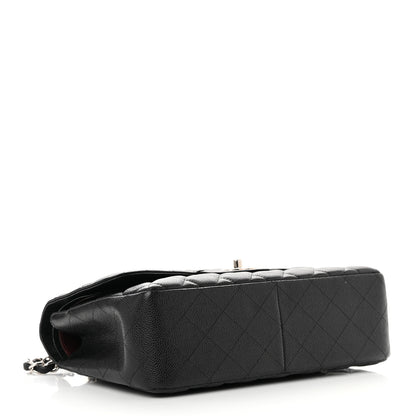 Chanel Caviar Quilted Jumbo Double Flap Black 4 of 14
