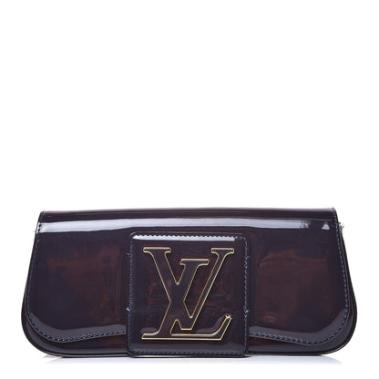 Louis Vuitton Patent Sobe Clutch Blue Infini 1 of 6