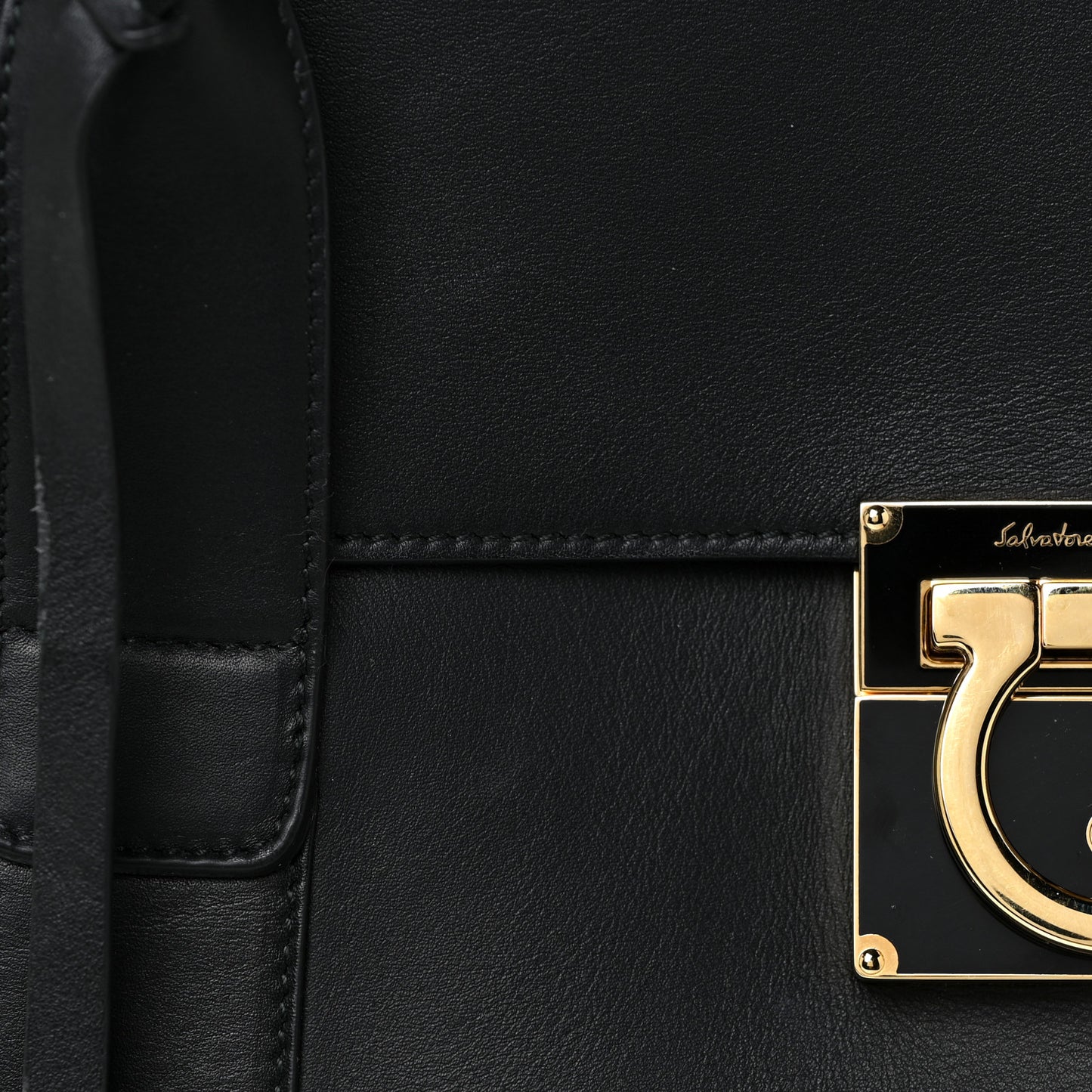 Calfskin Large Sookie Satchel Black