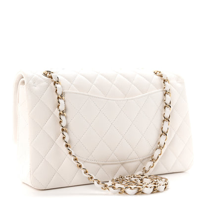 Chanel Caviar Quilted Medium Double Flap White 3 of 10