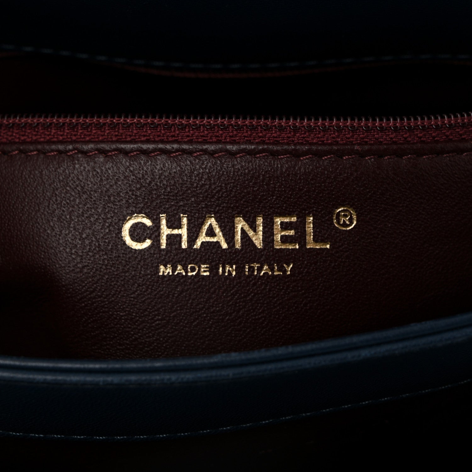 Chanel Lambskin Quilted Medium Trendy CC Flap Navy Blue 6 of 13
