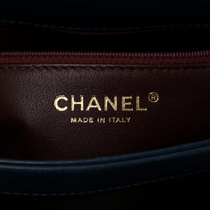 Chanel Lambskin Quilted Medium Trendy CC Flap Navy Blue 6 of 13