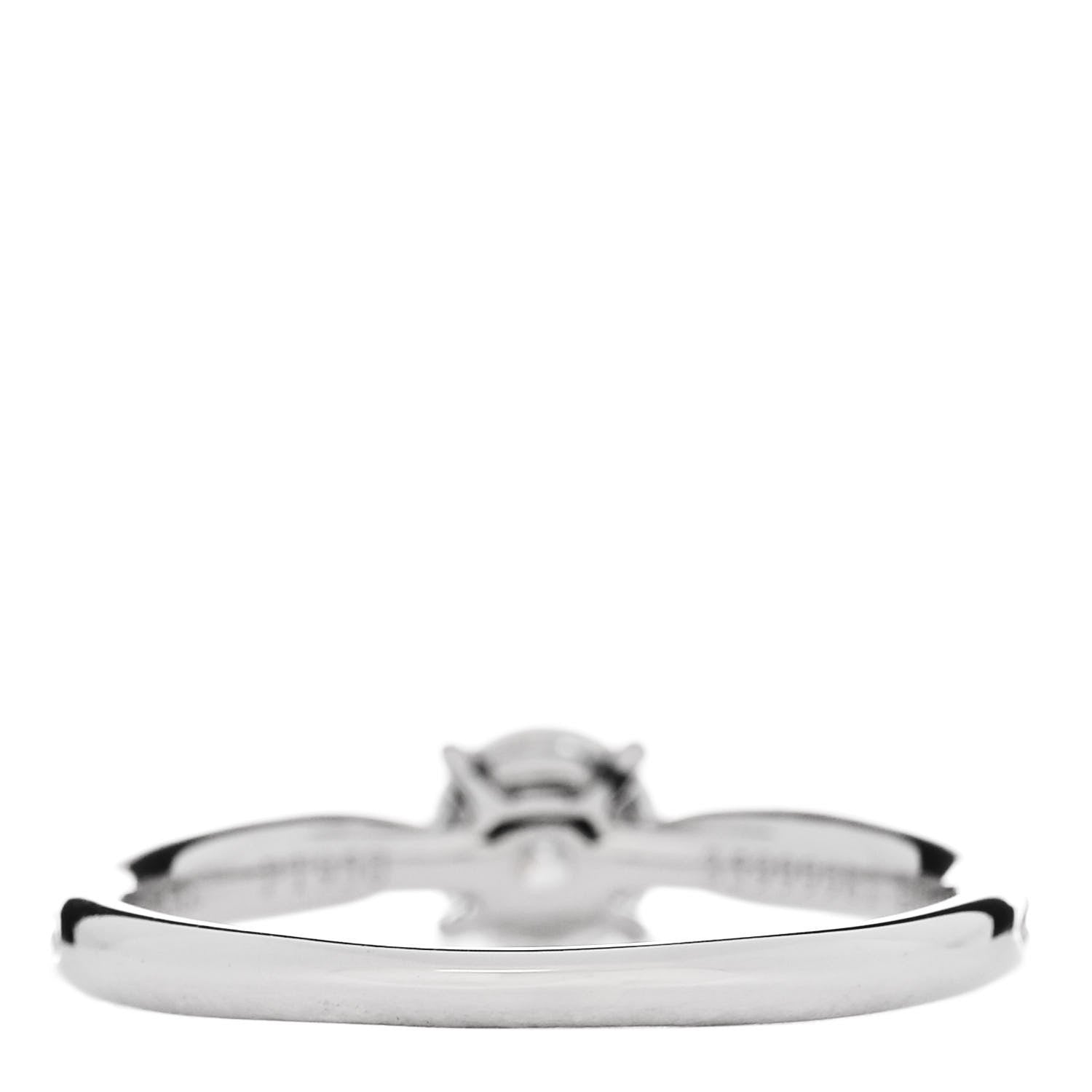 Tiffany Platinum Diamond .47ct Round Brilliant Harmony Engagement Ring 51 5.75 4 of 7