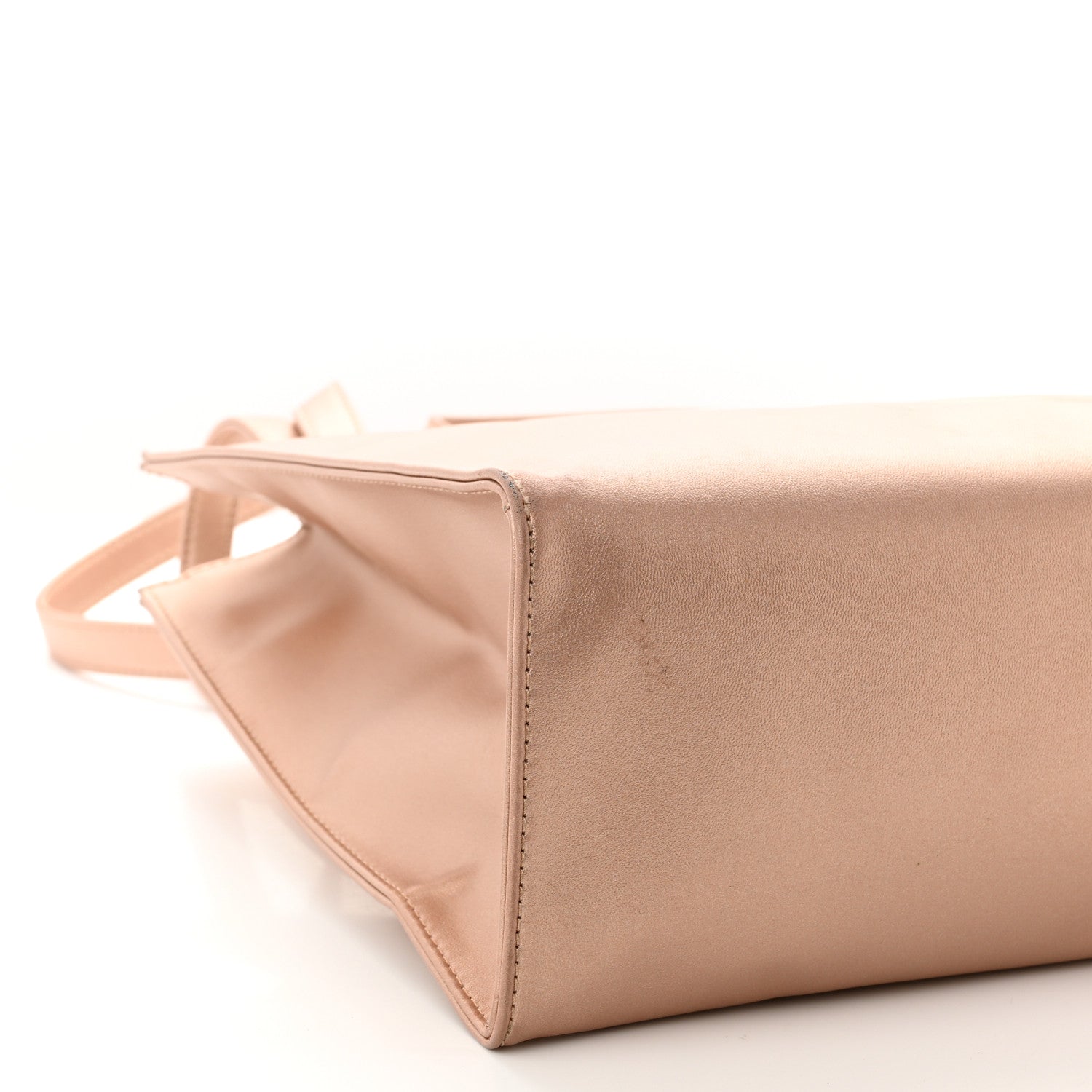Telfar Metallic Vegan Leather Medium Shopping Bag Copper 9 of 11