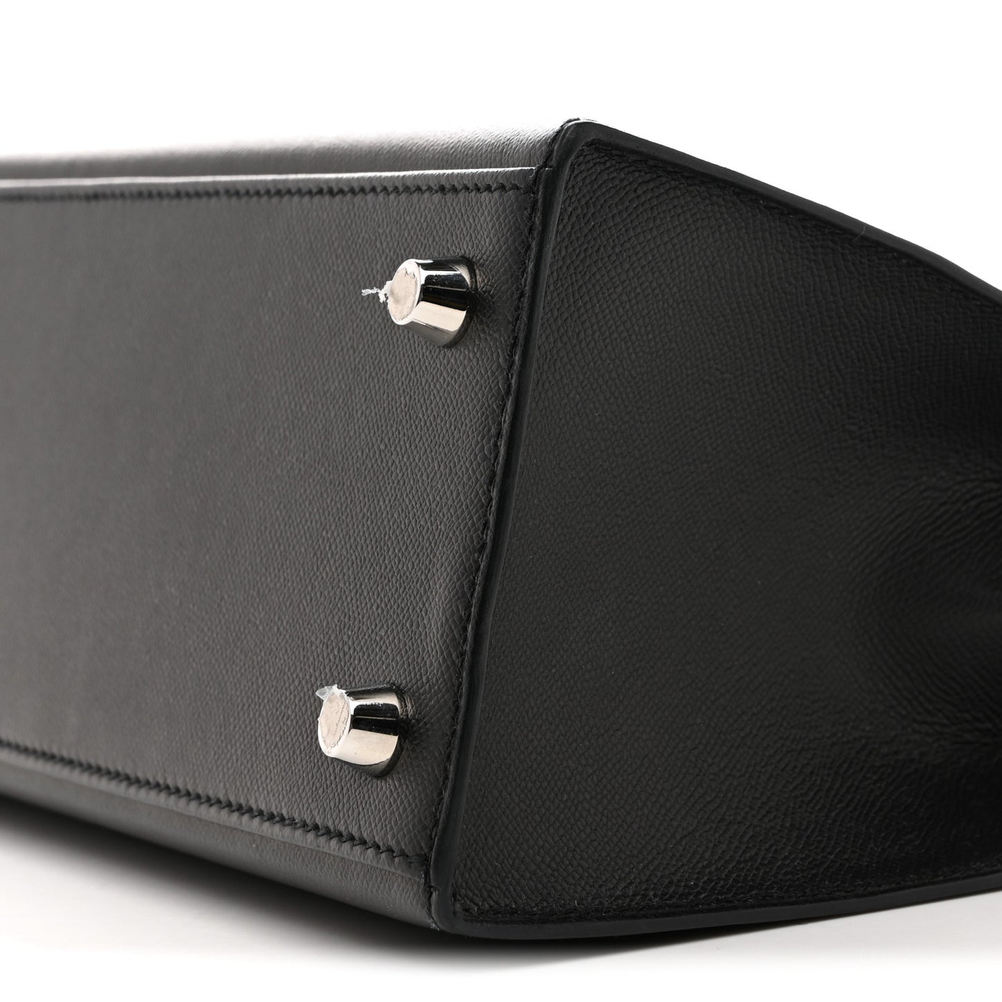 Madame Calfskin Shiny Niloticus Crocodile Kelly Sellier Touch 25 Black