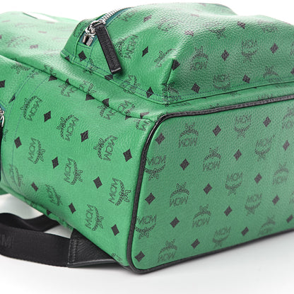 MCM Visetos Large Stark Backpack Green 7 of 10