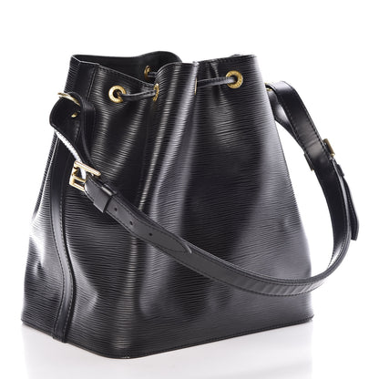Louis Vuitton Epi Petit Noe Black 3 of 10