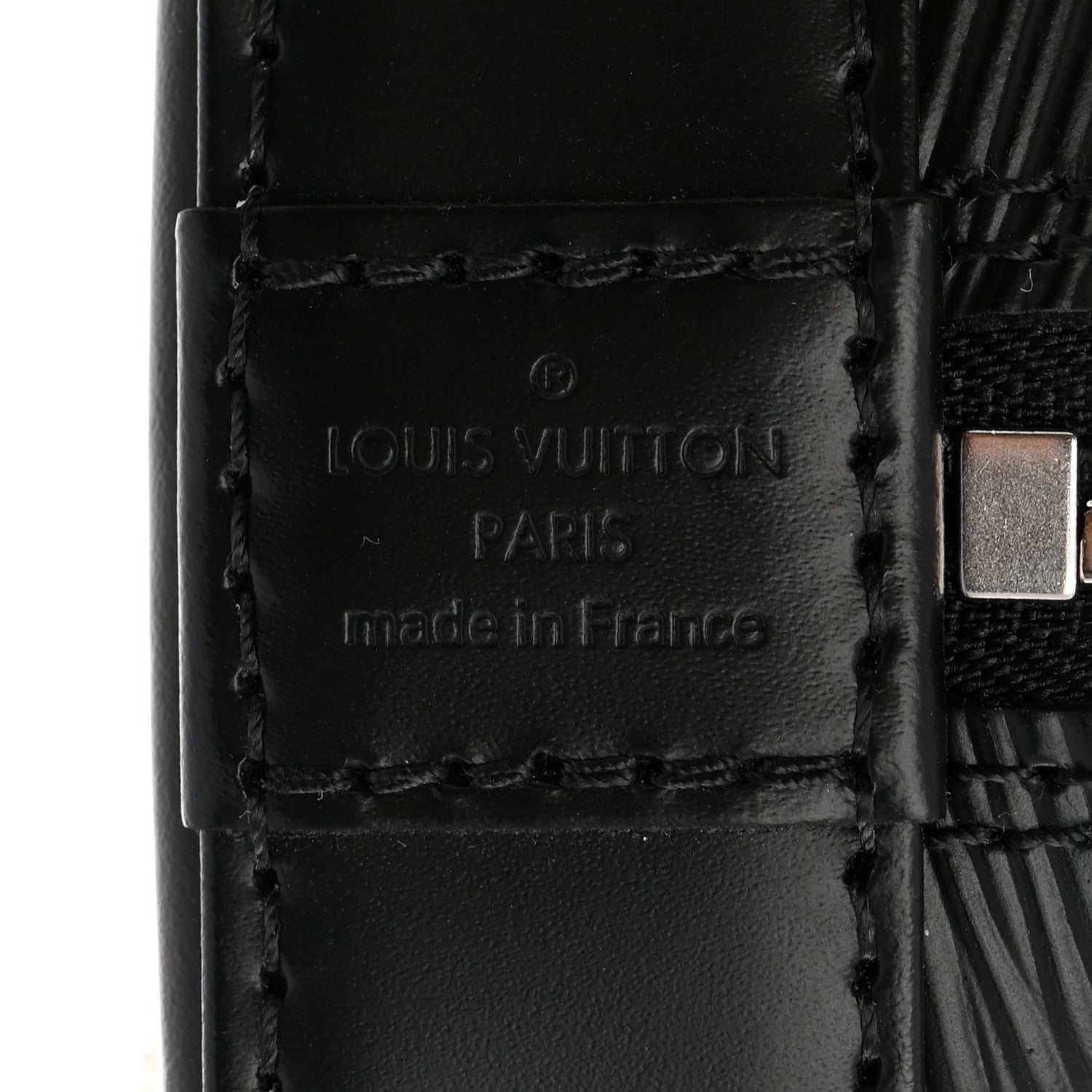 Louis Vuitton Epi Alma BB Black 6 of 11