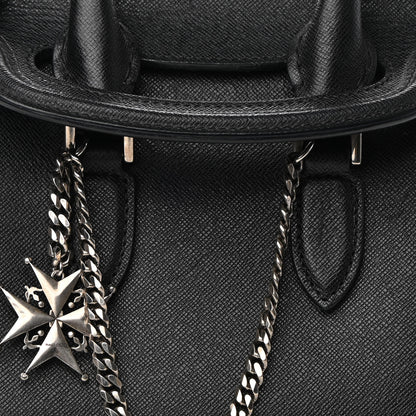 Alexander McQueen Grained Calfskin Small Heroine Black 7 of 9