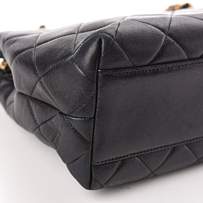 Chanel Lambskin Quilted Shoulder Bag Black 9 of 13