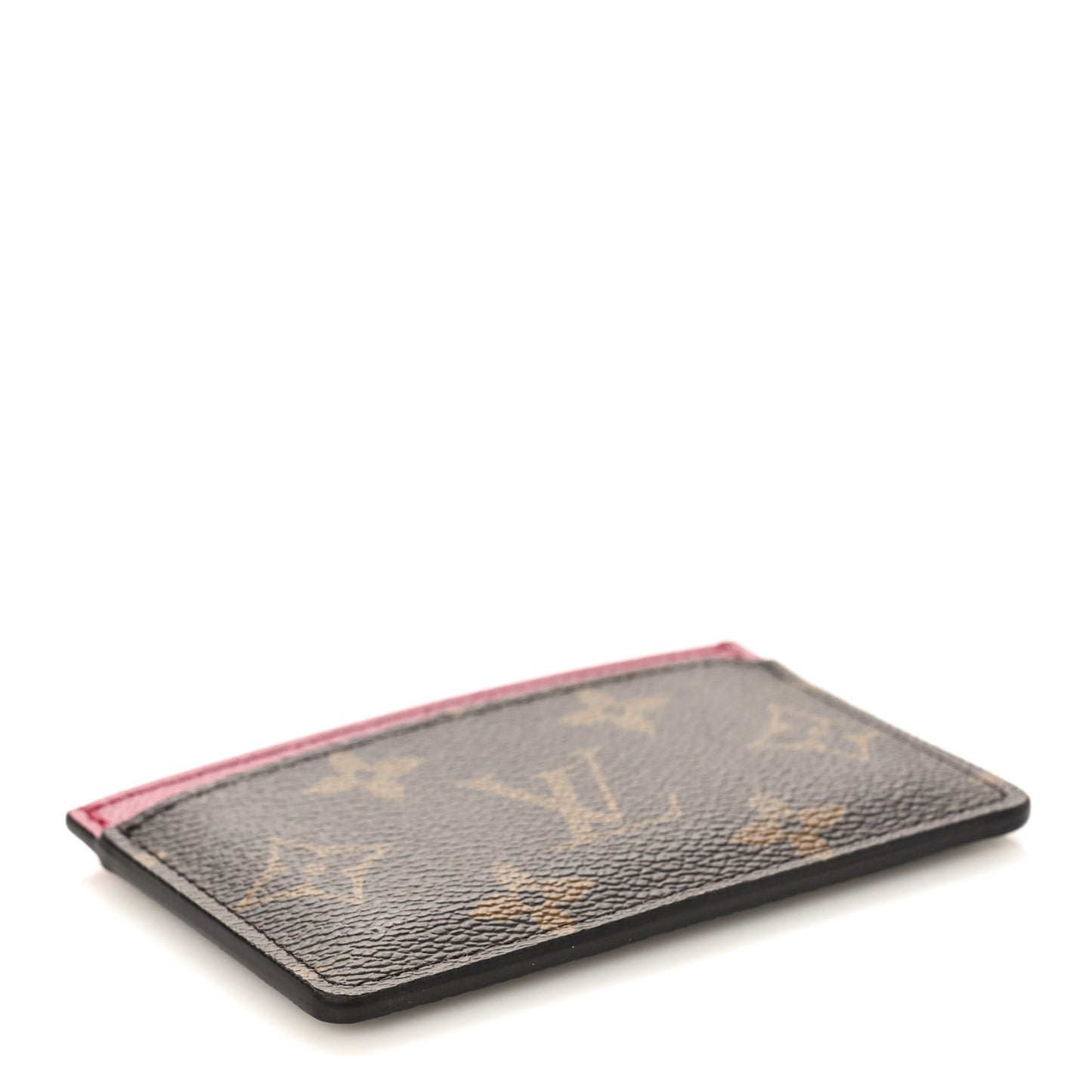 Monogram Card Holder Fuchsia