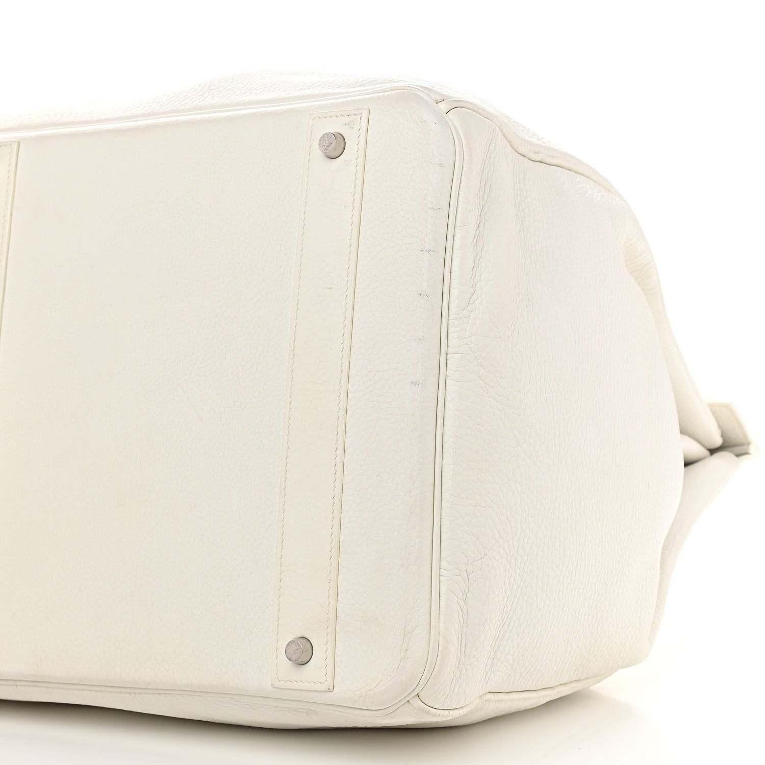 Hermes Togo Travel Birkin 55 White 10 of 12