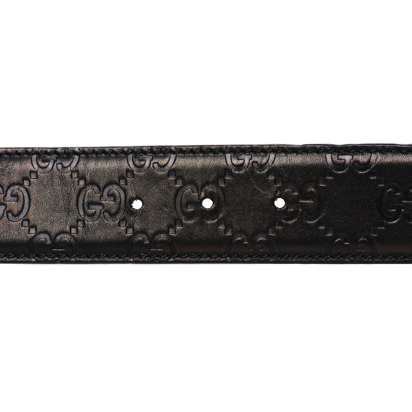 Guccissima Interlocking G 40mm Belt 90 36 Black