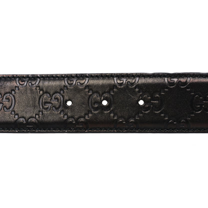 Gucci Guccissima Interlocking G 40mm Belt 90 36 Black 3 of 7