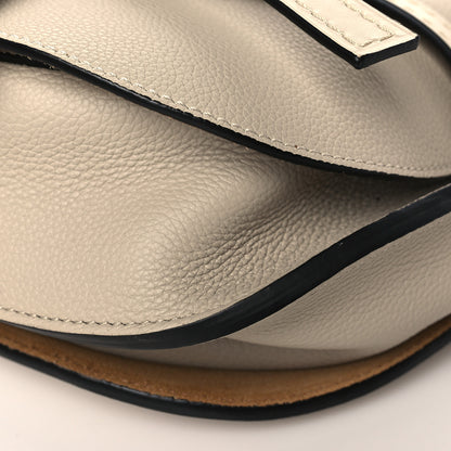 Loewe Grained Calfskin Small Gate Crossbody Bag Light Oat 8 of 8