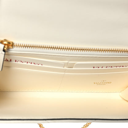 Valentino Garavani Nappa Roman Stud Wallet On Chain Ivory 4 of 7