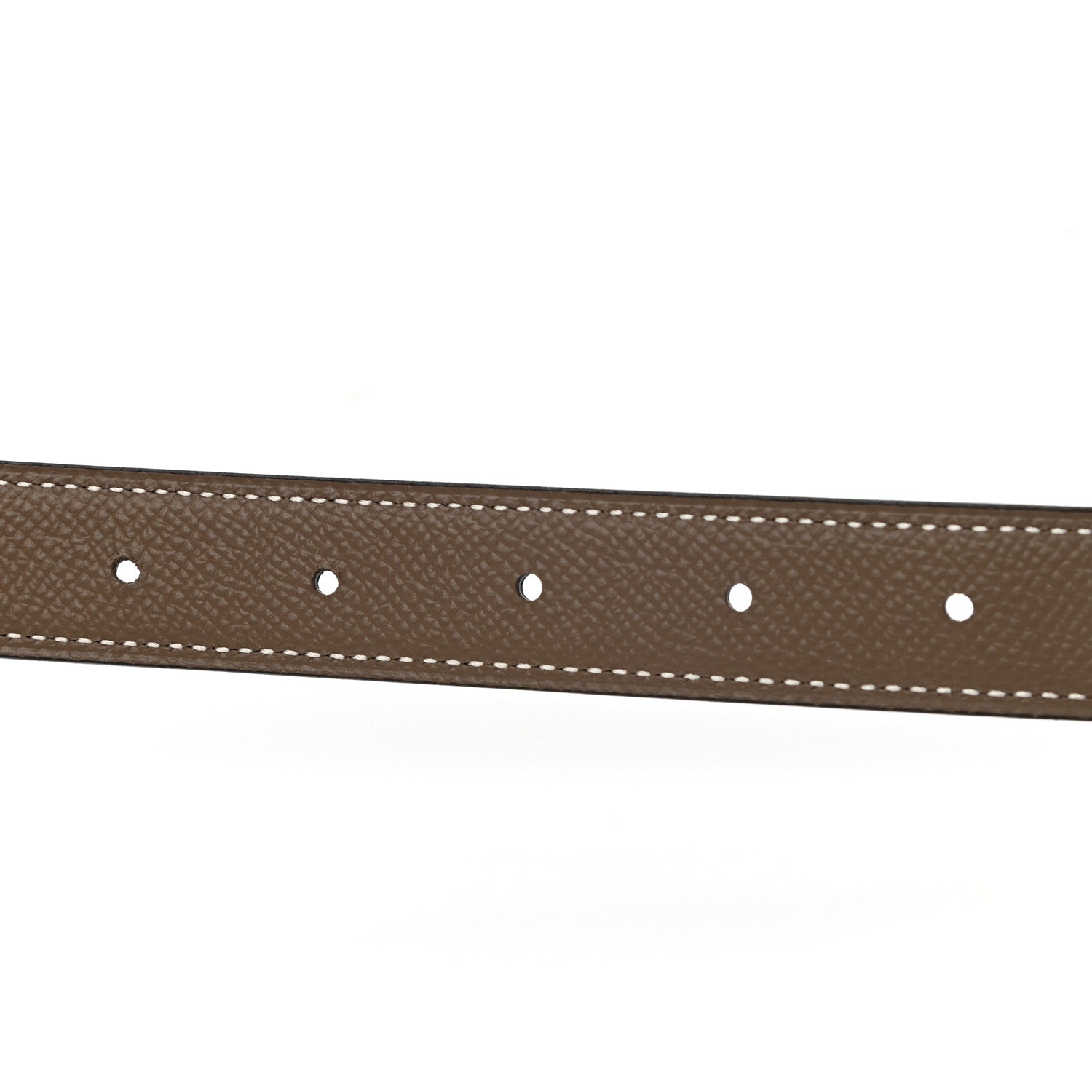 Hermes Epsom Swift 24mm Mini H Belt 85 34 Etoupe Black 4 of 6