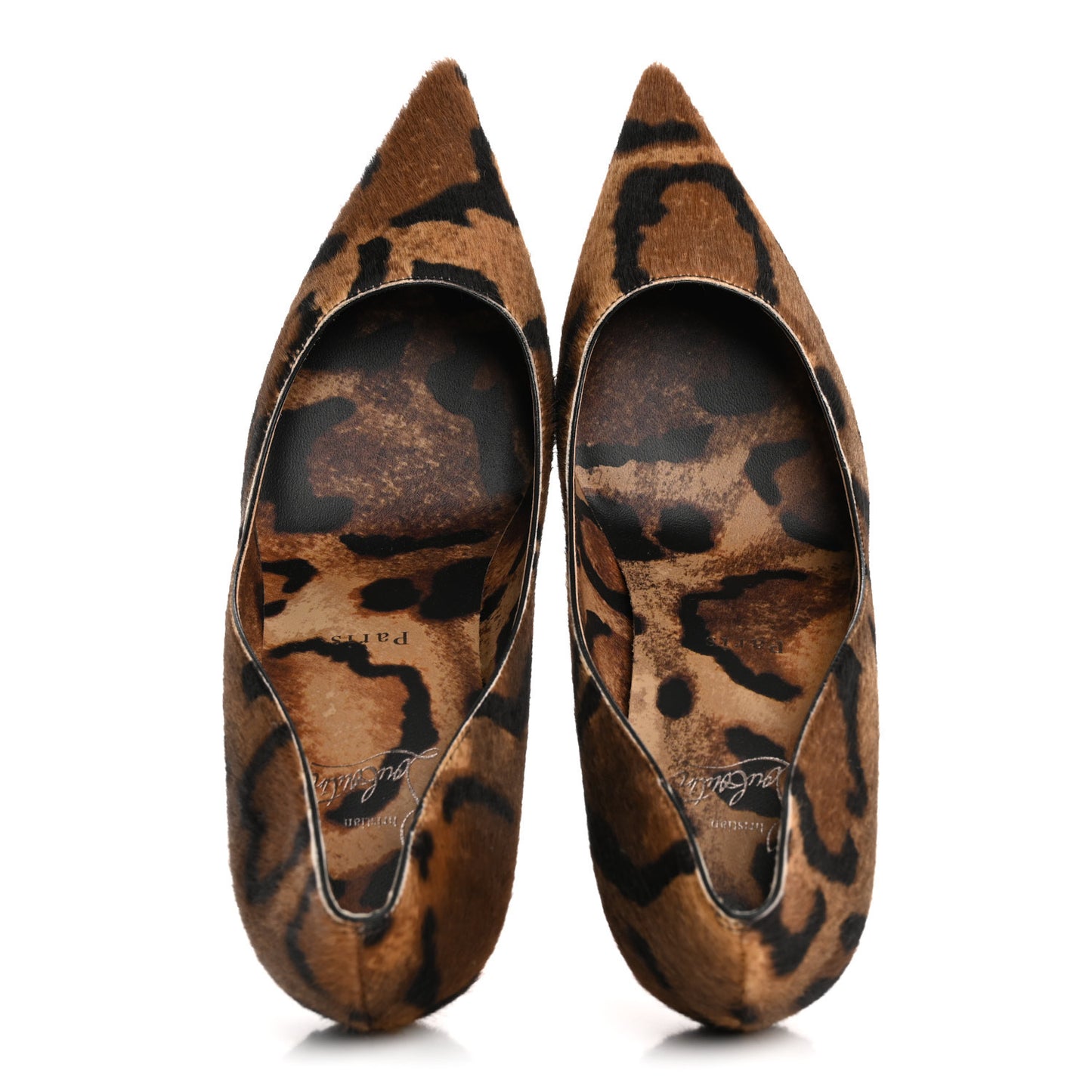 Pony Hair Bengali Print Miss Z 80 Pumps 39 Brown