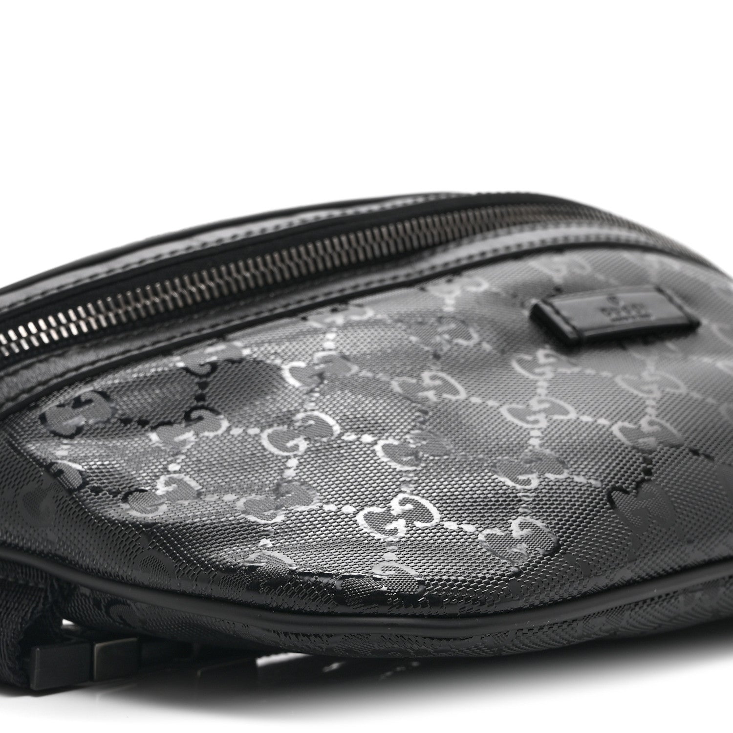 Gucci Imprime Monogram Belt Bag Black 10 of 11