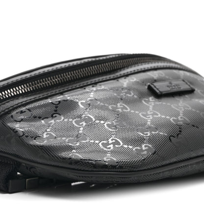 Gucci Imprime Monogram Belt Bag Black 10 of 11