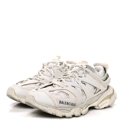 Balenciaga Rubber Mesh Fabric Monocolor Recycled Sole Womens Track Sneakers 36 White 4 of 10