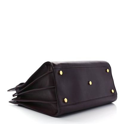 Saint Laurent Calfskin Small Sac De Jour Amarena 4 of 8