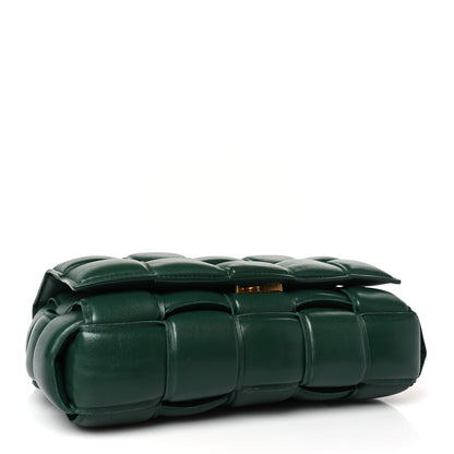 Bottega Veneta Lambskin Maxi Intreccio Padded Chain Cassette Crossbody Bag Raintree 4 of 11