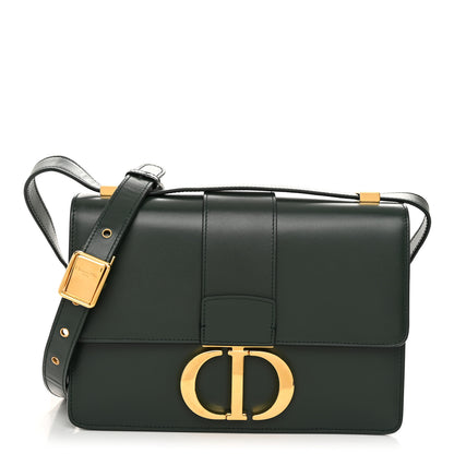 Christian Dior Smooth Calfskin 30 Montaigne Flap Bag Green 1 of 10
