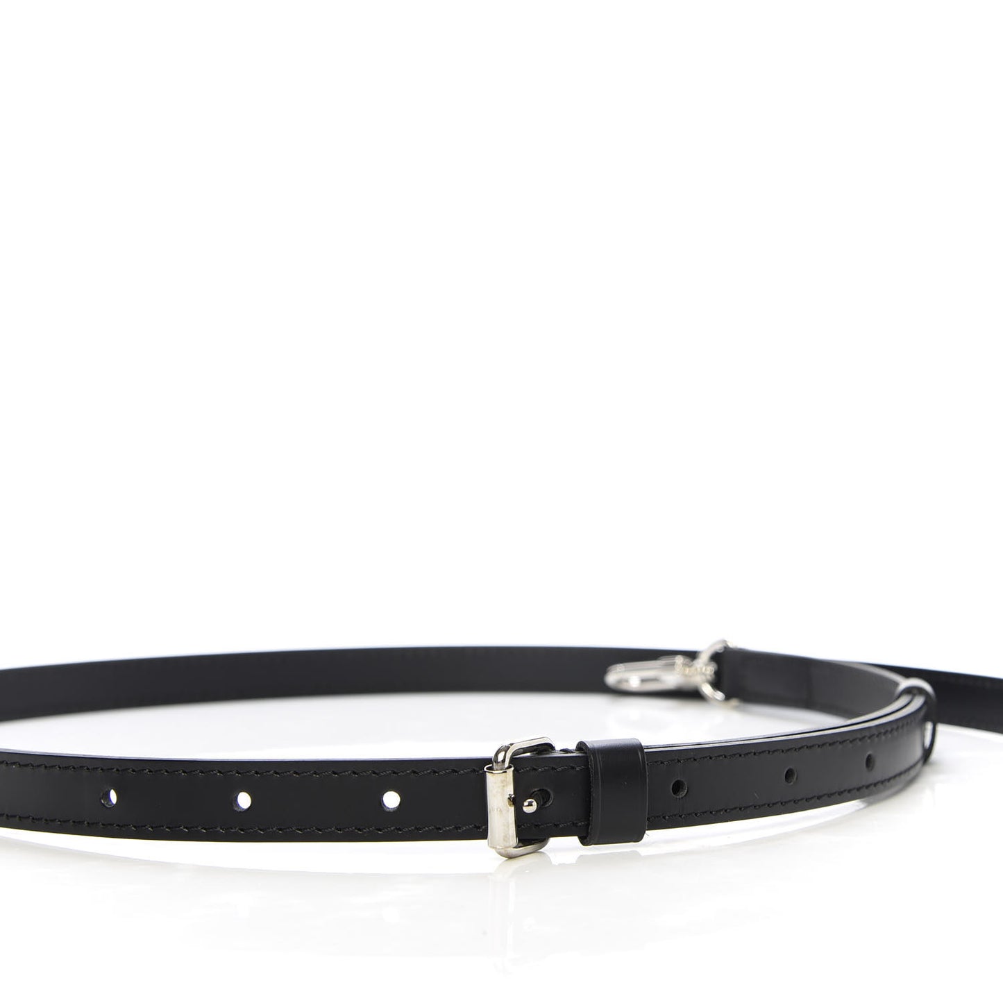 Calfskin 16mm Adjustable Shoulder Strap Black
