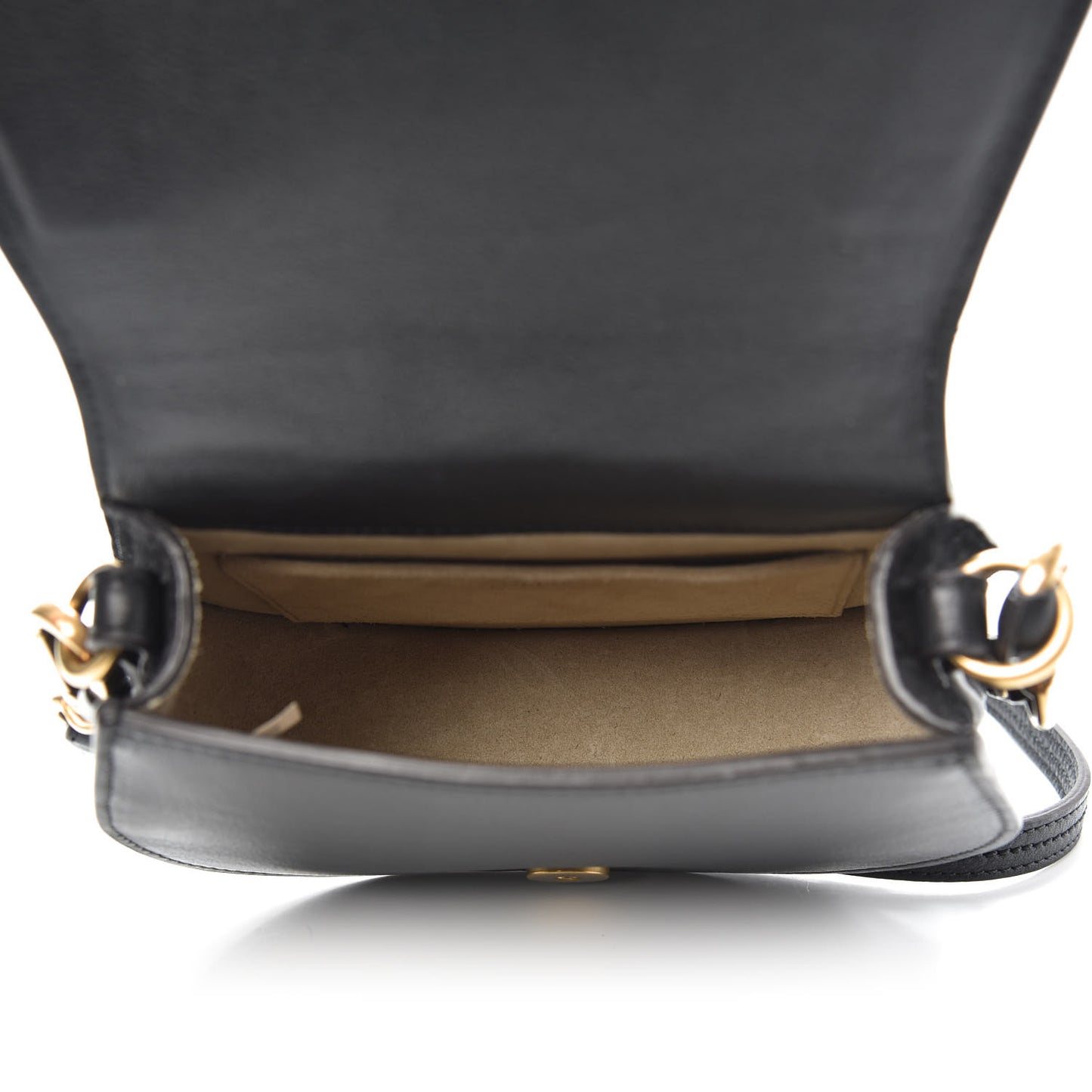 Calfskin Small Nile Bracelet Bag Black