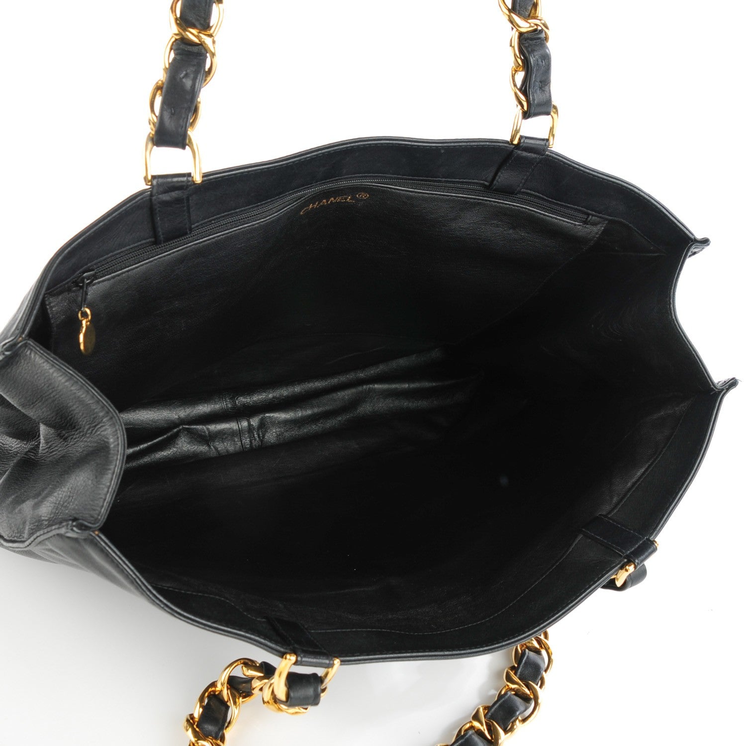 Chanel Lambskin Jumbo Shoulder Bag Black 5 of 8