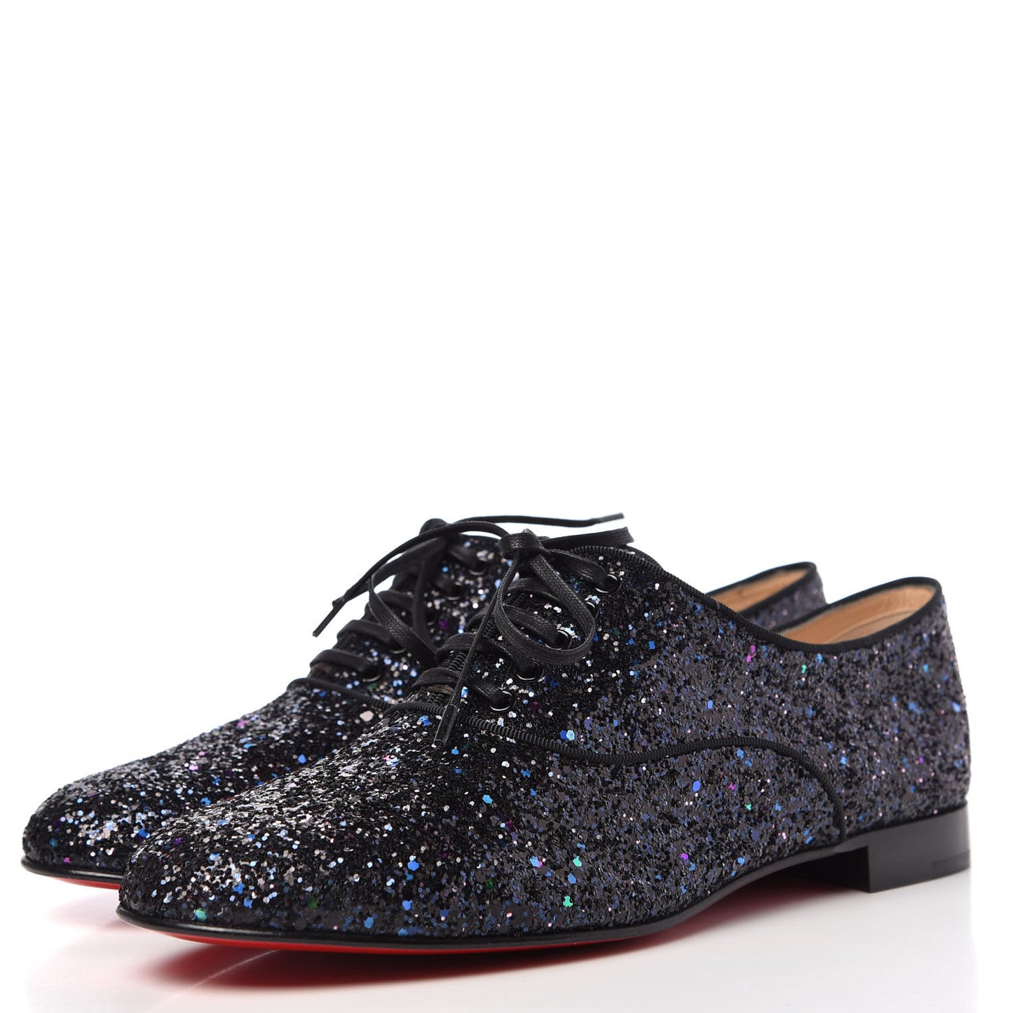 Glitter Fred Oxfords 38.5 Black