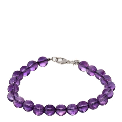 Tiffany Sterling Silver Amethyst Paloma Picasso Bead Bracelet 1 of 4